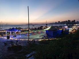 海边夕阳