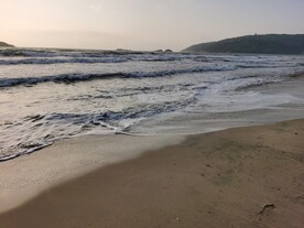 双月湾 大海 海浪 沙滩