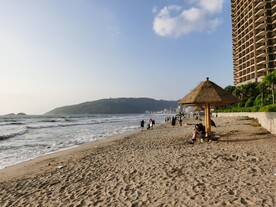 海浪 大海 沙滩 惠州虹海湾