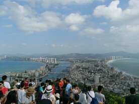 双月湾看海