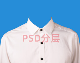 男衬衫证件照衣服素材