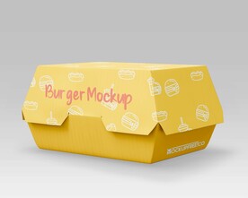 汉堡盒样机
