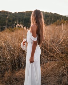 美女背影图片
