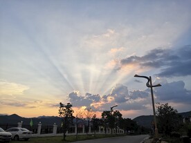 黄昏日落