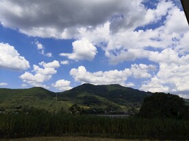 蓝天白云 武功山