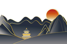 国潮手绘素材 