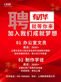 招聘海报