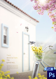 婚纱情侣写真换景背景模版