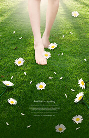 婚纱情侣写真换景背景模版