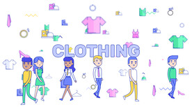 男士女士员工伙伴同事公文包