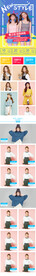 服装女装首页面手机端设计排版图