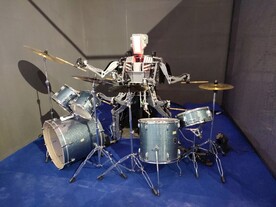 芜湖科博会架子鼓音乐机器人