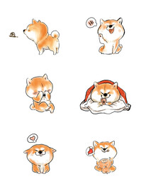 柴犬 狗狗合集 分层狗狗