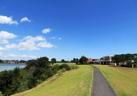 新西兰海滨小镇风景