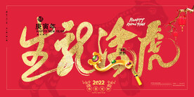 2022年 虎年海报     