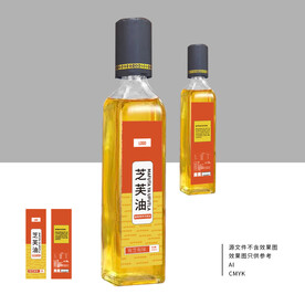 芝麻油瓶贴 香油标签