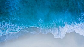海浪沙滩背景