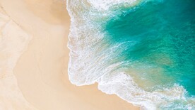 海浪沙滩背景