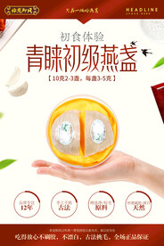 盏燕窝衍生品宣传促销海报