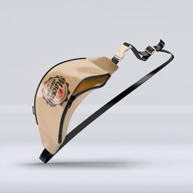 逼真的旅行腰包旅行袋样机