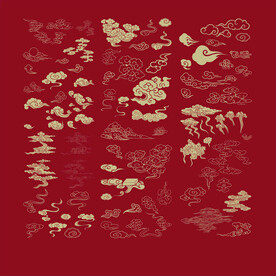 古风矢量祥云云朵