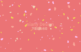 彩色抽象卡片几何背景配色PSD