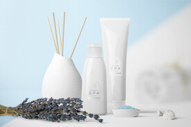 spa水疗塑料真空瓶子
