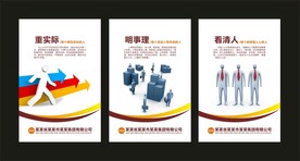 企业文化展板 