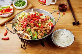 水煮牛肉锅仔饭