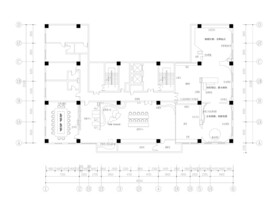 检察院展厅平面cad