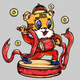 虎年元素           