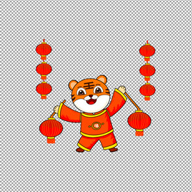 虎年元素           