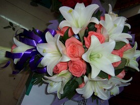 手捧花