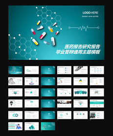 医药报告研究报告通用主题模板