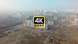 航拍在建施工项目