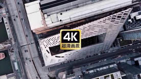 航拍城市建筑群美景