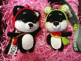 手工钩针编织挂件