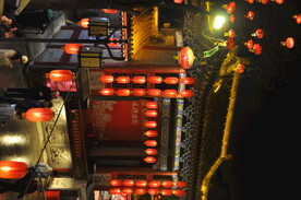 西安永兴坊戏台夜景