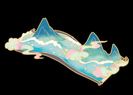 古风卷轴背景图片