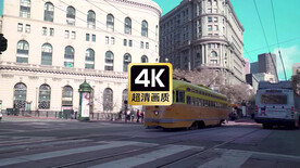 航拍 北欧城市街区美景