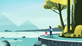 手绘创意春分插画图片