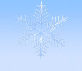 C4D模型雪花