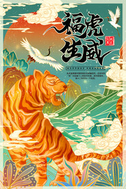 虎年海报           