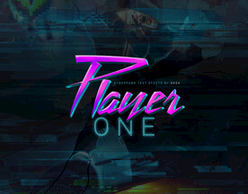 电子游戏科技数码风字体样式