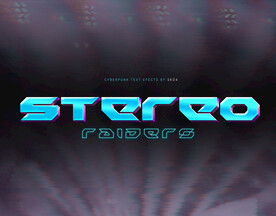 电子游戏科技数码风字体样式