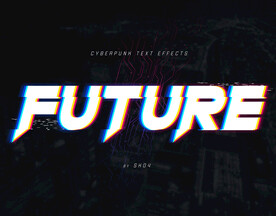 电子游戏科技数码风字体样式