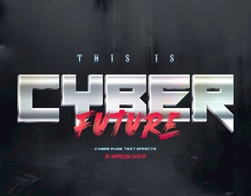 电子游戏科技数码风字体样式