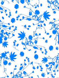 大牌扎染花印花