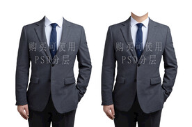 男西装 半身照 形象照西服素材