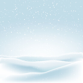 冬天下雪插画